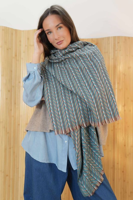 Felix Scarf Turquoise -